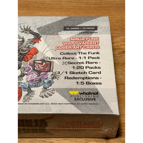 Ninja Funk Vol 1. Cover Art Cards Sealed Box 1st Edition Whatnot - Picture 3 of 7